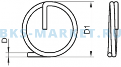 Схема шплинт-кольца ART 8383 A4